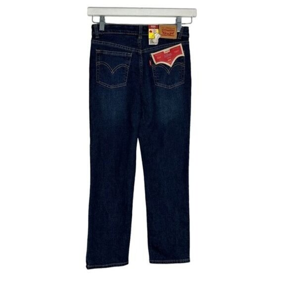 Levi’s Big Girls RIBCAGE ANKLE STRAIGHT BIG GIRLS JEANS Size 12 - Picture 3 of 8